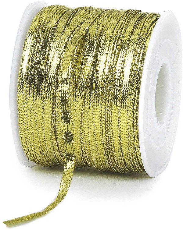 Nastro Fettuccia Lurex Oro