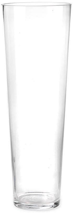Vaso in Vetro Trasparente Conico