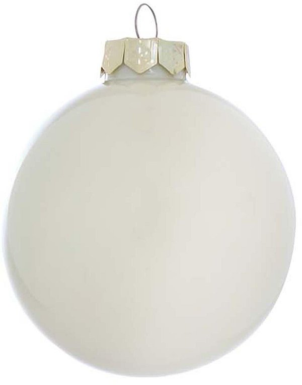 Sfere di Vetro Bianco Latte