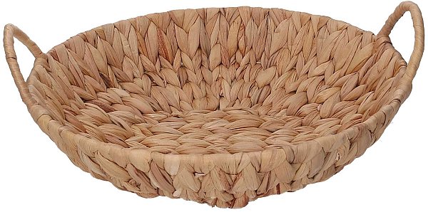 Cesto Giacinto Naturale Tondo con Manici