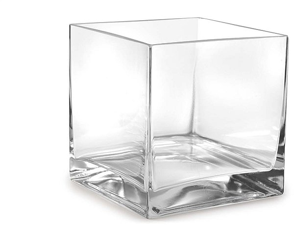 Cubo in Vetro Trasparente Britt
