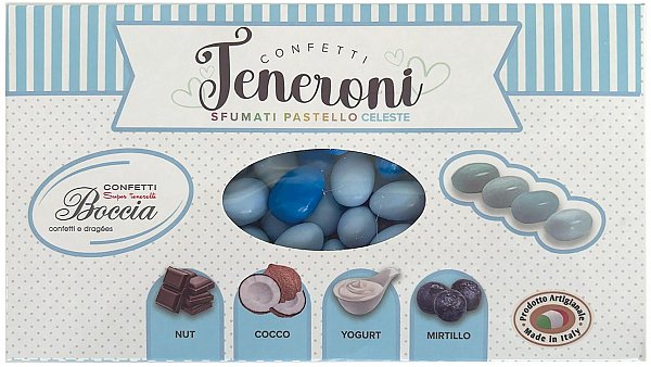Confetti Teneroni Pastello Celeste Sfumati