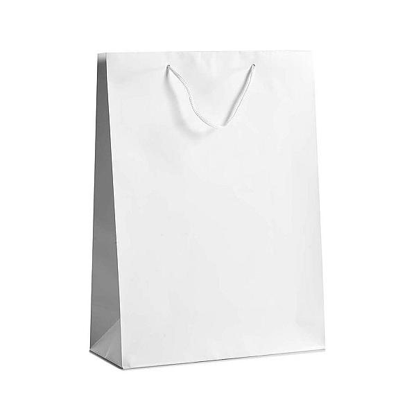 Shopper Lusso Bianco Plastificata Opaca