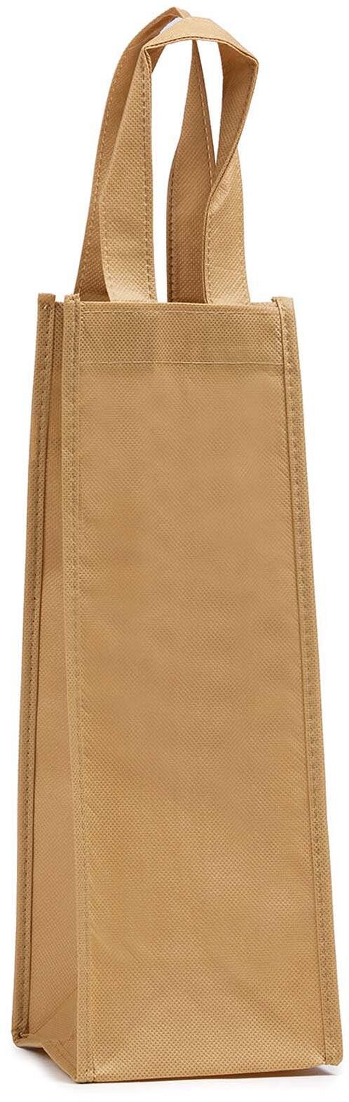 Shopper Portabottiglia TNT con Manici e Bordi Cuciti