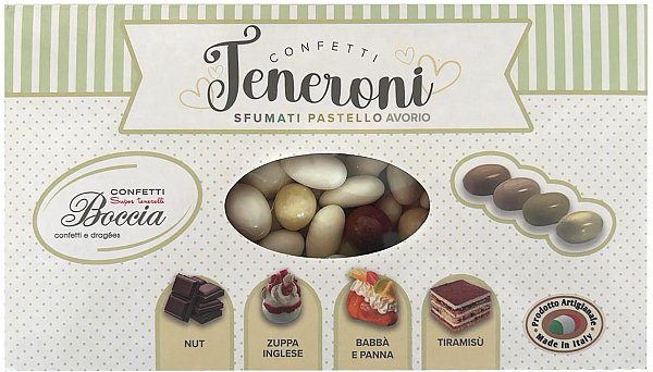 Confetti Teneroni Pastello Avorio Sfumati