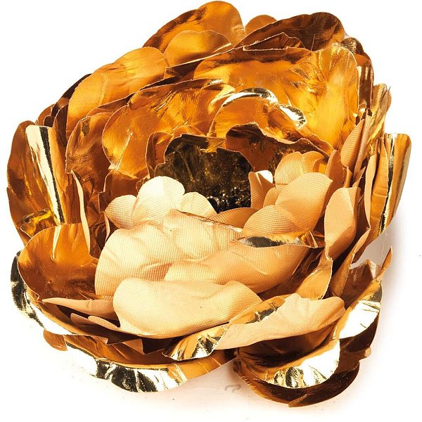 Peonie con Clip Oro Metal