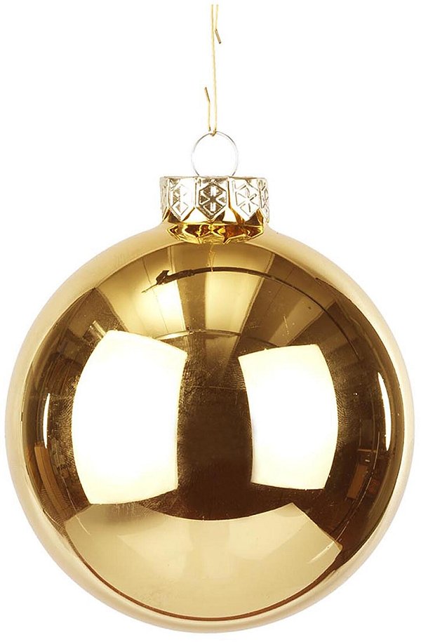 Sfere di Vetro Oro Antico Lucido