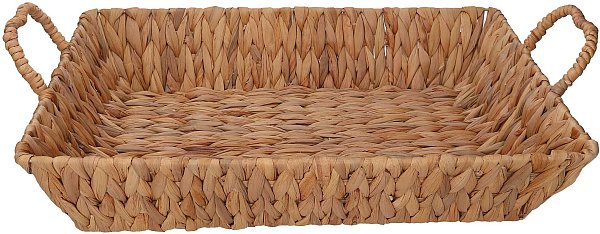Cesto Giacinto Naturale Rettangolare Maxi con Manici