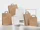 shopper carta kraft e maniglia piatta