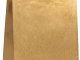 shopper in carta finitura oro metallizzato con maniglie intrecciate